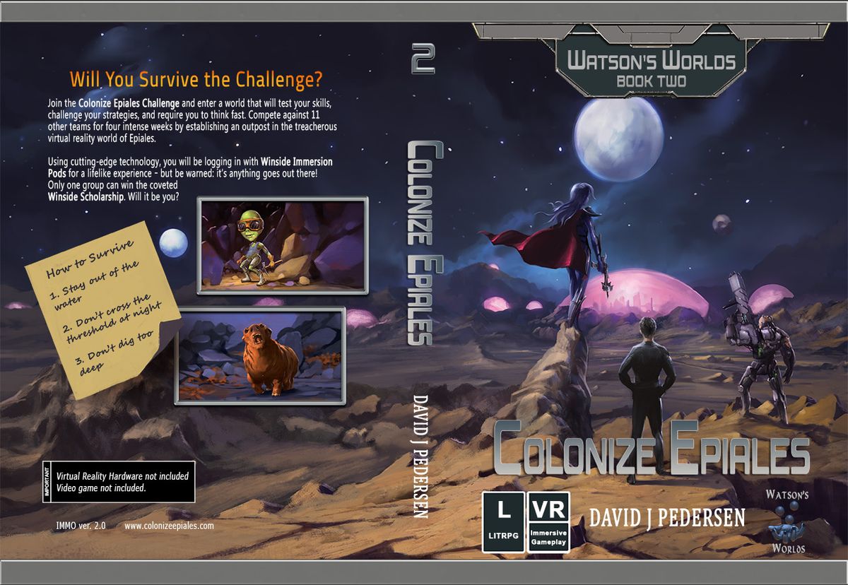 Colonize Epiales Book Cover Reveal and Preorder | David J. Pedersen