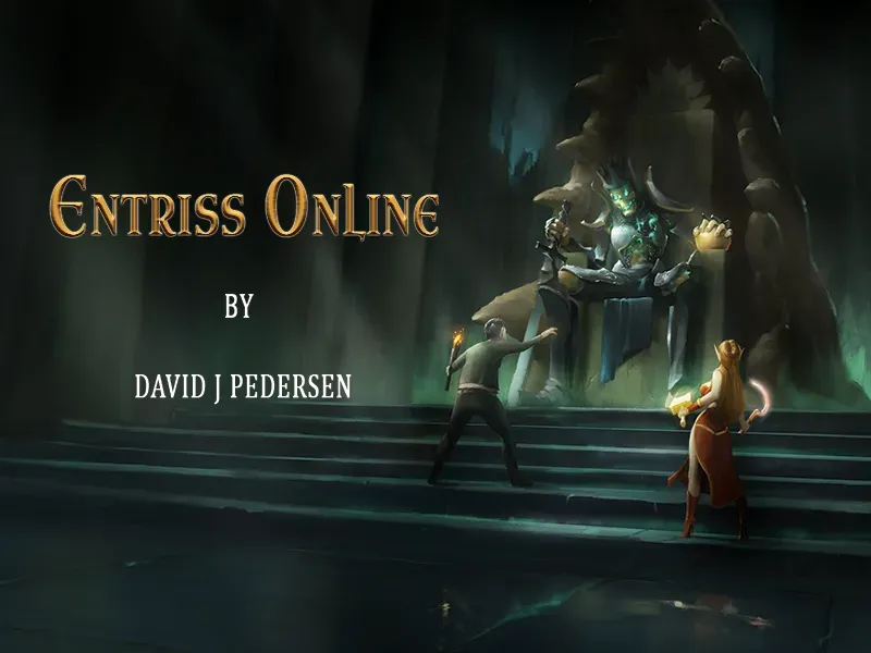 Entriss Online LitRPG Book Cover and Blurb